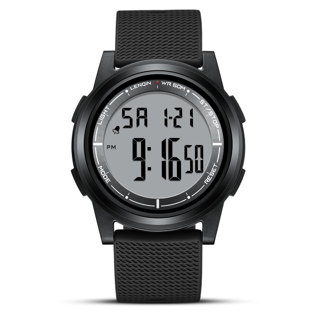 Ultra Thin Digital Sports Watch Waterproof Led Backlight Alarm Stopwatch Ultra Thin Digital Sports Watch Waterproof Led Backlight Alarm Stopwatch